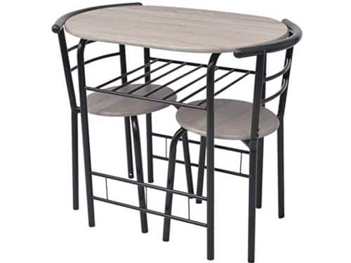 3-delige barset met bartafel en barkrukken - Moderne ontbijttafel voor