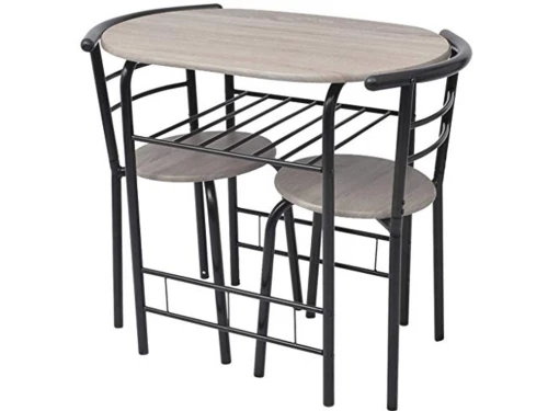 3-delige barset met bartafel en barkrukken - Moderne ontbijttafel voor