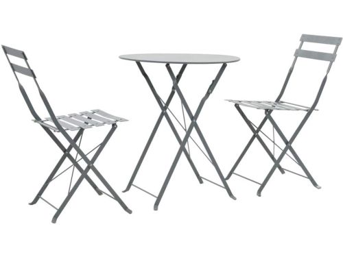 3-Delige Opvouwbare Bistroset voor Tuin en Balkon - Tafel en