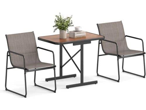 3-Delige Tuinmeubelset - Bistroset - Balkonset - Terrasmeubilair - Tuinmeubilair