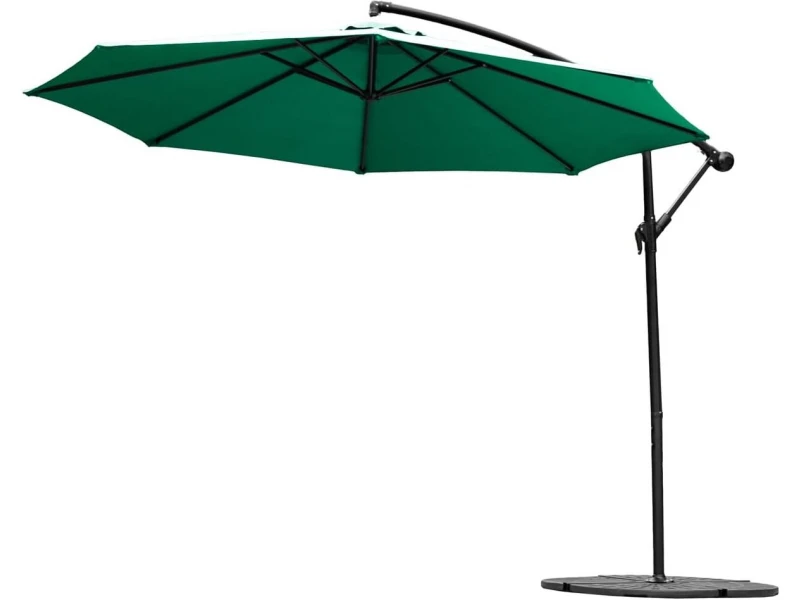 3 Meter Zwevende Parasol - Verstelbare Terrasparasol voor Buiten met