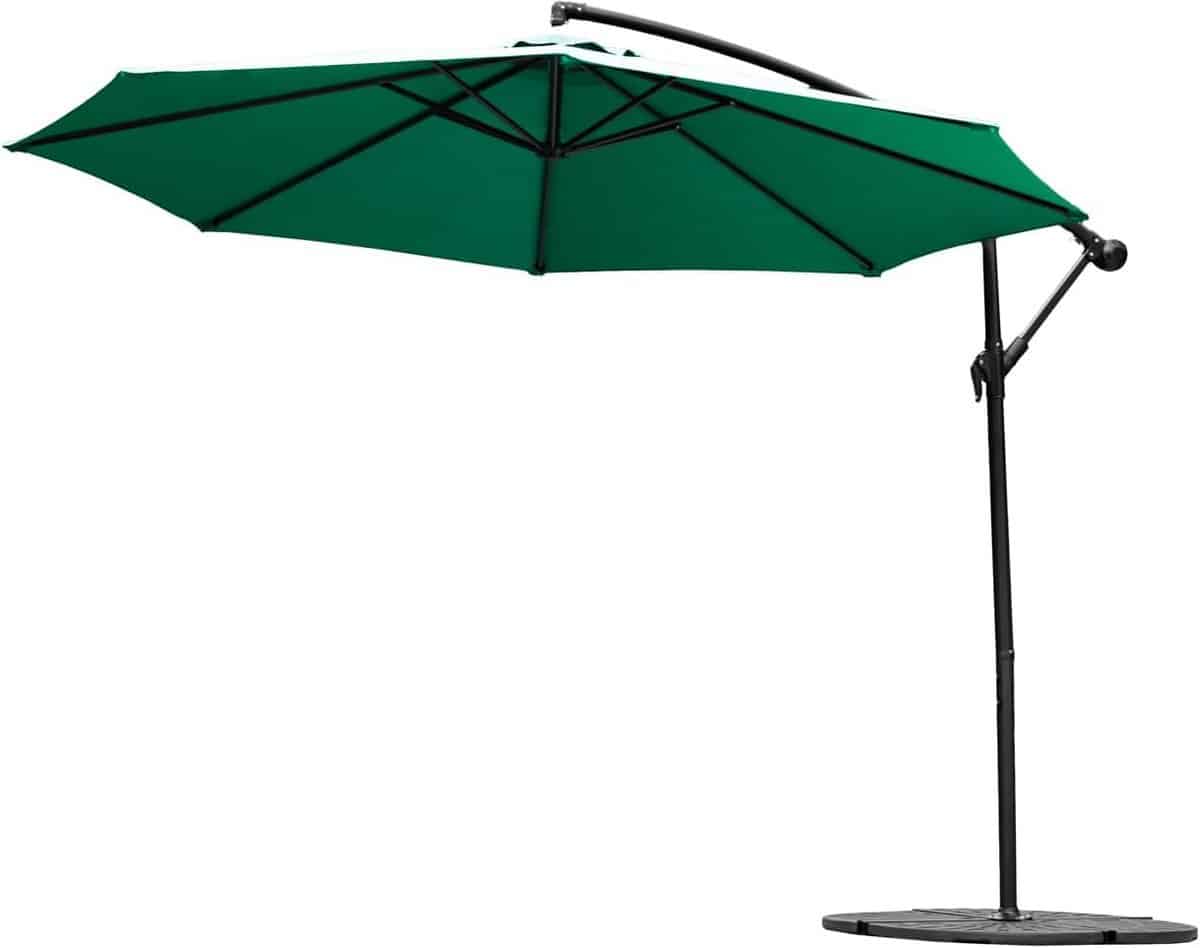 3 meter zwevende parasol verstelbare terrasparasol voor buiten met