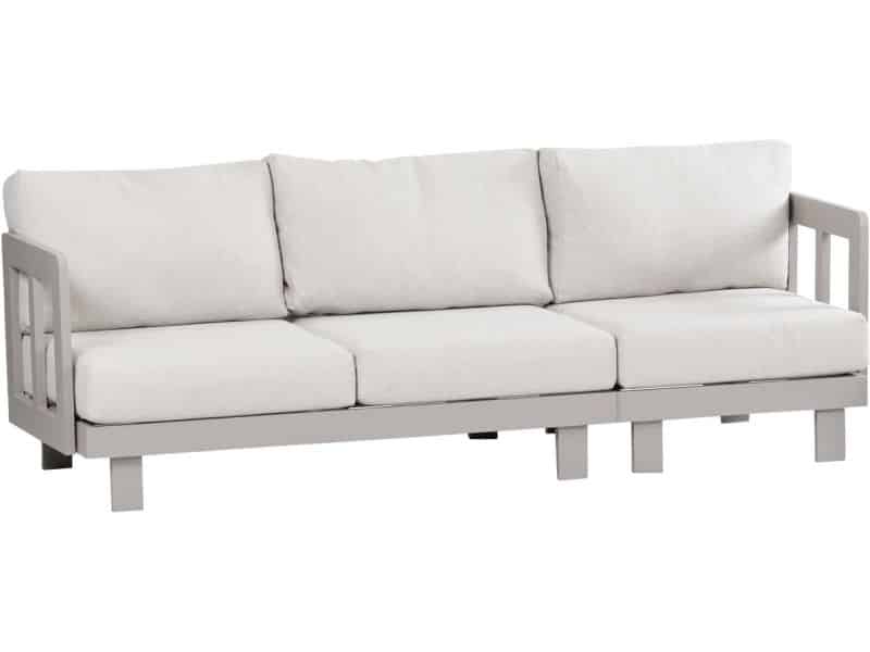 3-persoonsbank Tulum | Camel | Aluminium