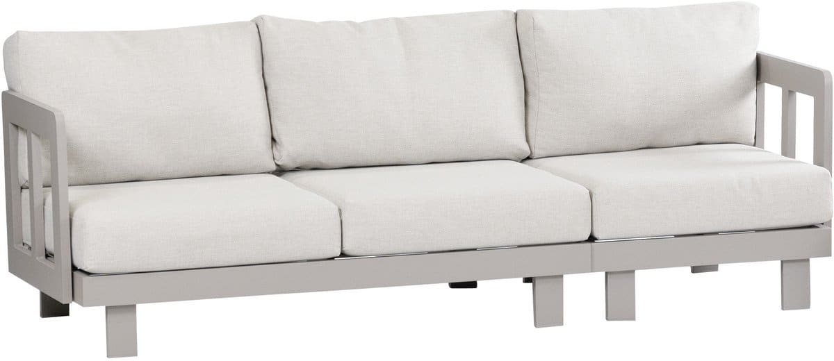 3 persoonsbank tulum | camel | aluminium