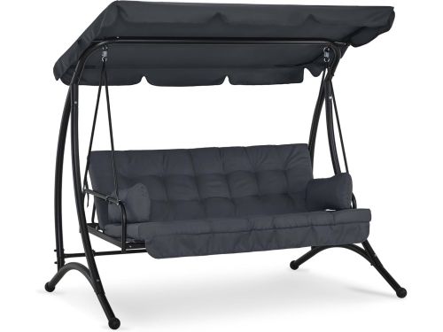 3-zits schommelbank met ligfunctie voor buiten - Weerbestendige tuinschommel met