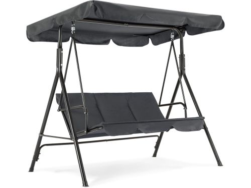 3-zits schommelbank met verstelbaar zonnedak - Weerbestendig en Ruim Ontspannen
