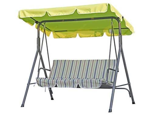 3-zits schommelbank met zonwering - comfortabel en stijlvol voor de