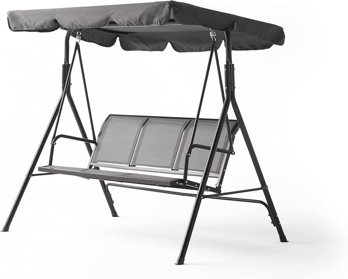 3 zits schommelbank voor tuin 153 x 110 x 170