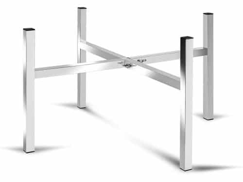 38-68cm Stainless Steel Camping Fire Pit Stand for Outdoor Fireplace