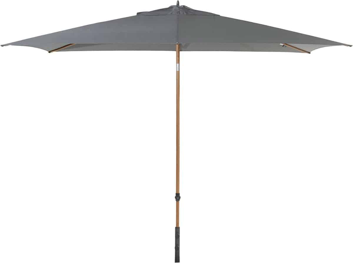 4 seasons azzurro parasol 200 x 300 cm antraciet solefin