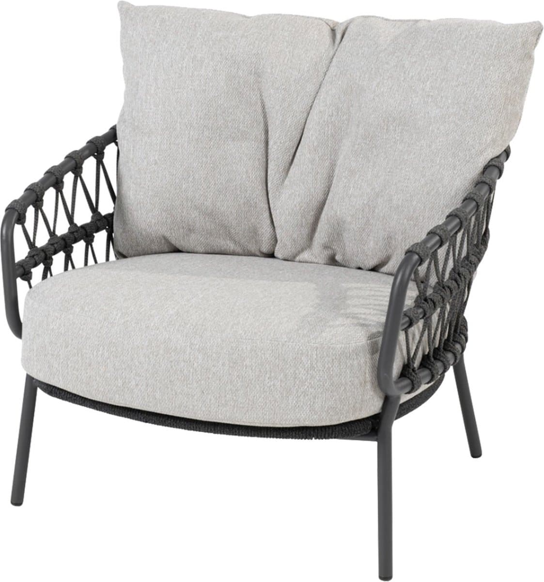 4 seasons calpi loungestoel antraciet (1 stuk)