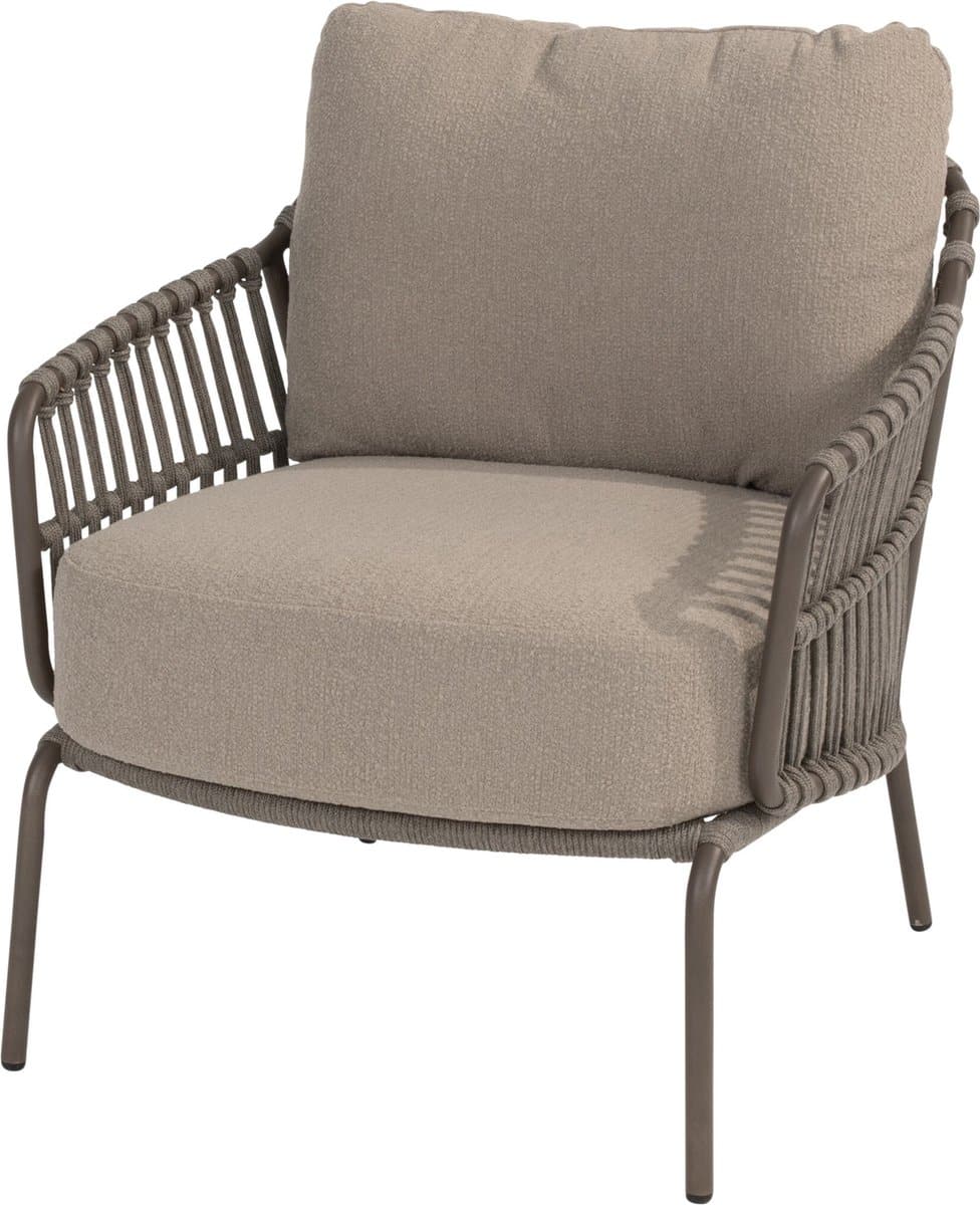 4 seasons capalbio lage lounge dining stoel bruin