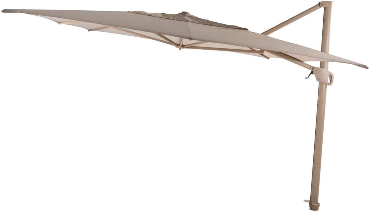 4 seasons hacienda zweefparasol 300×400 cm frame latte