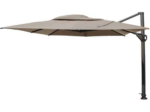 4 Seasons Hacienda zweefparasol 300x400 cm. - Taupe