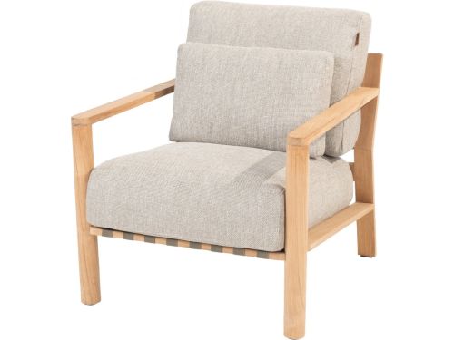 4 Seasons Lucas loungestoel (1 stuk) - teakhout