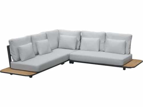 4 Seasons Outdoor Arcade zwevend hoek loungeset 3-delig