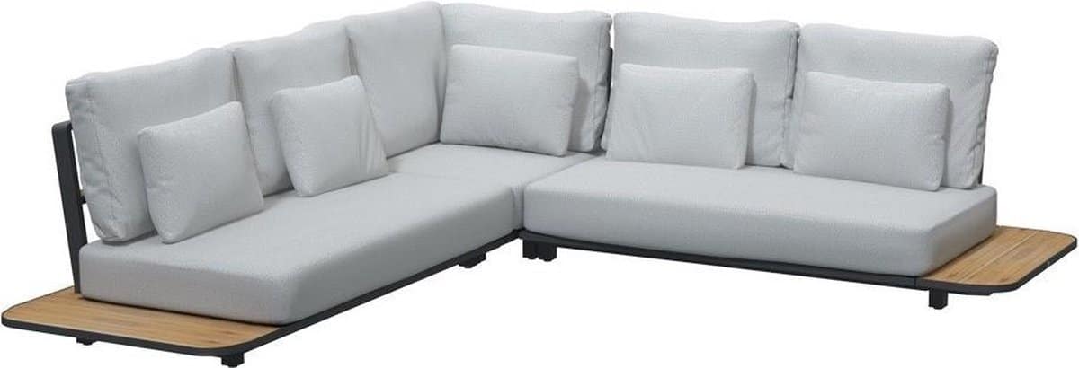 4 seasons outdoor arcade zwevend hoek loungeset 3 delig