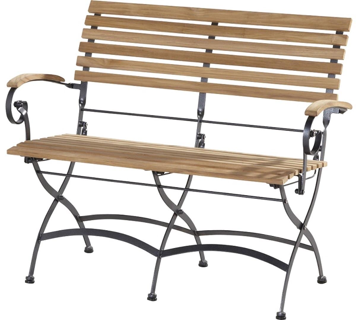 4 seasons outdoor bellini vouwbare bank 2 zits met arm