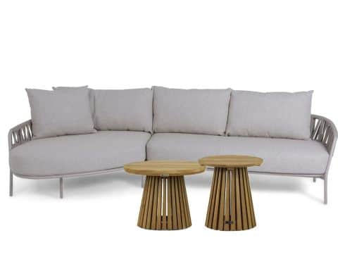 4 Seasons Outdoor Calma/Fungo 45/55 cm hoek loungeset 4-delig