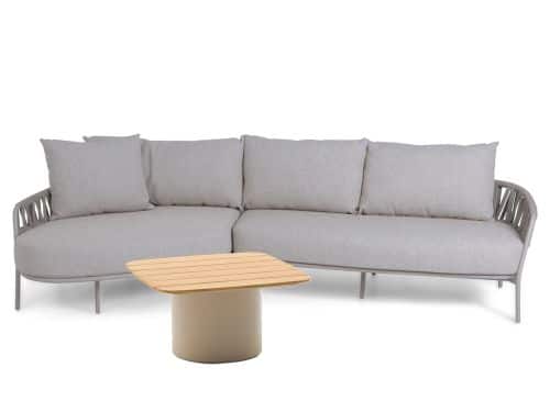 4 Seasons Outdoor Calma/Ronda 70x70 cm hoek loungeset 3-delig