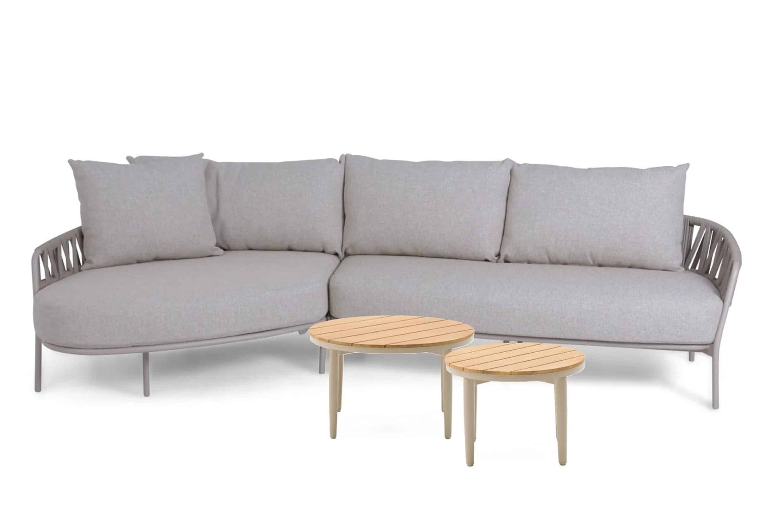 4 seasons outdoor calma/toscane 50/70 cm hoek loungeset 4 delig