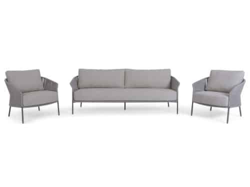 4 Seasons Outdoor Florence stoel-bank loungeset 3-delig