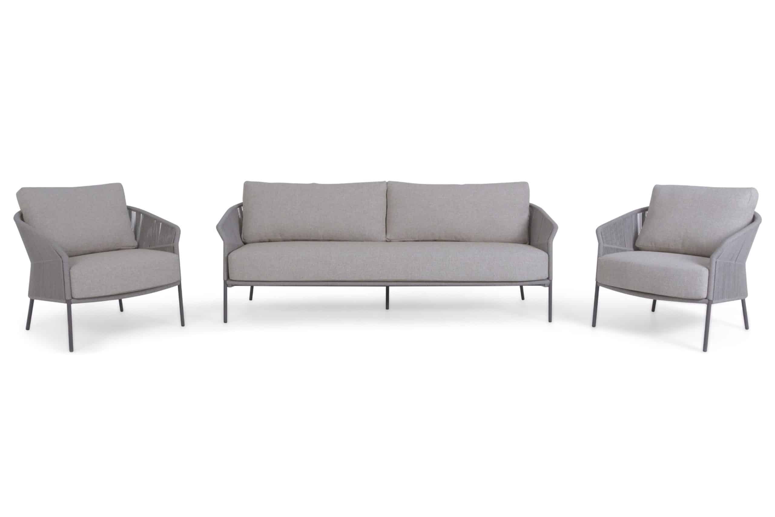 4 seasons outdoor florence stoel bank loungeset 3 delig