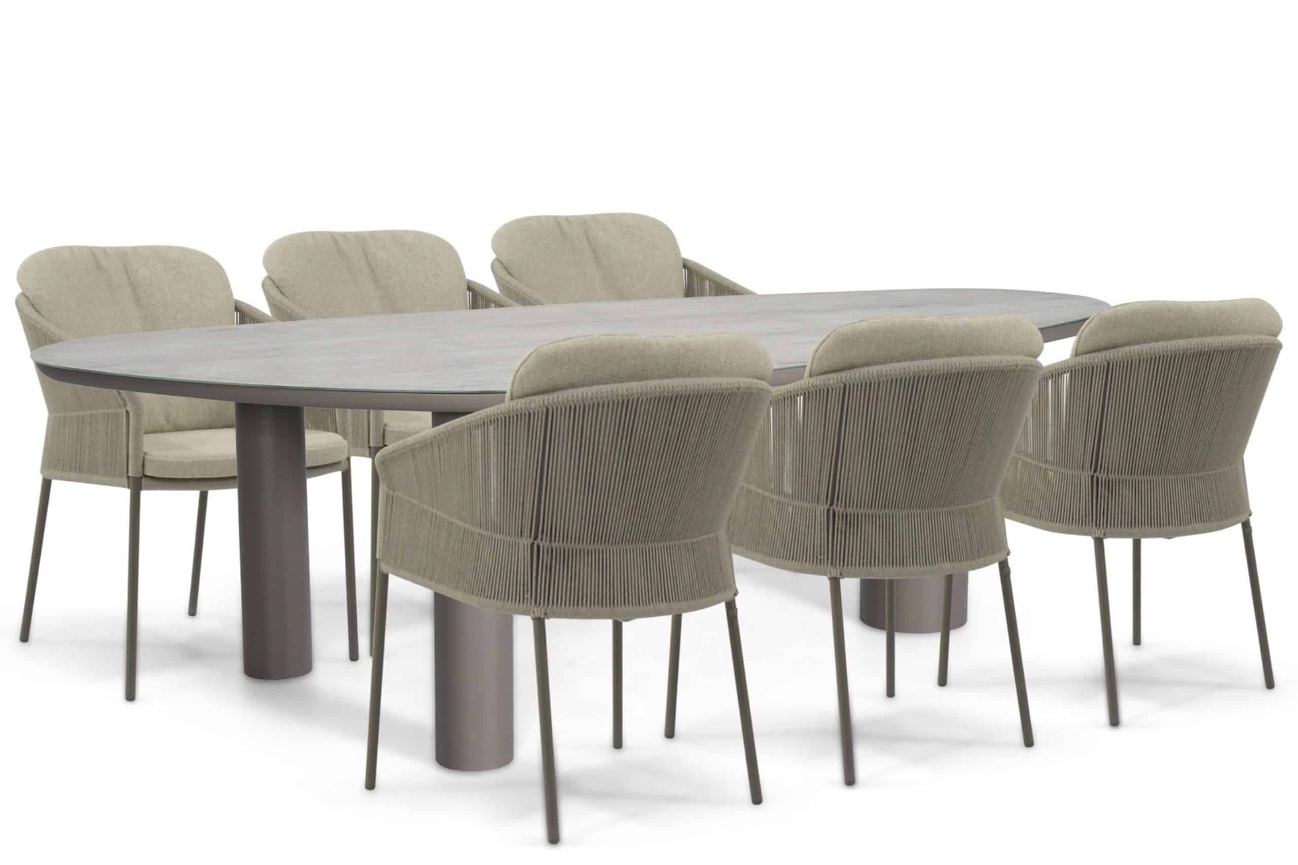 4 seasons outdoor florence/guave 240×120 cm dining tuinset 7 delig