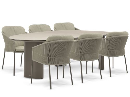 4 Seasons Outdoor Florence/Weave 240x120 cm dining tuinset 7-delig