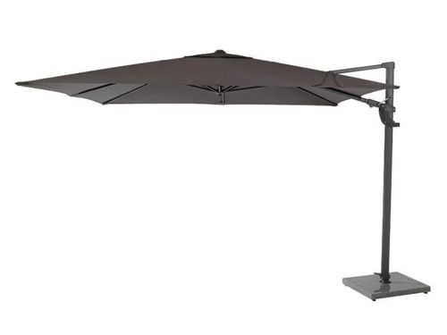 4 Seasons Outdoor | Horizon Premium Parasol 300 x 300 cm | Antraciet | Actie