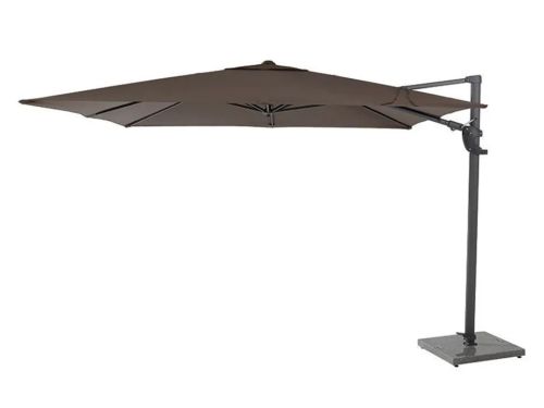 4 Seasons Outdoor | Horizon Premium Parasol 300 x 300 cm | Taupe | Actie
