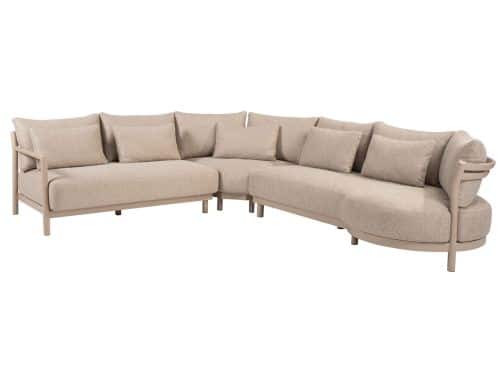 4 Seasons Outdoor Mykonos hoek loungeset 3-delig