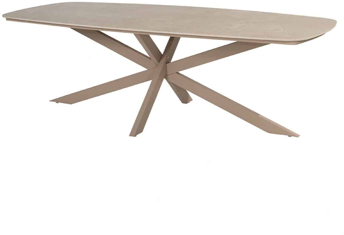 4 seasons outdoor prado barrel diningtafel latte 240 cm