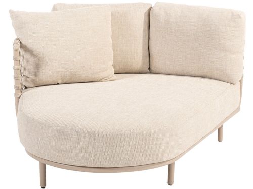 4 Seasons Outdoor Sardinia chaise longue - latte