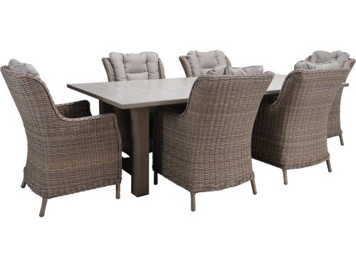 4 Seasons Outdoor tuinset - 7-delig - Diva tuintafel