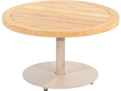 4 Seasons Outdoor Volta Teak Salontafel Latte - Ø60 cm