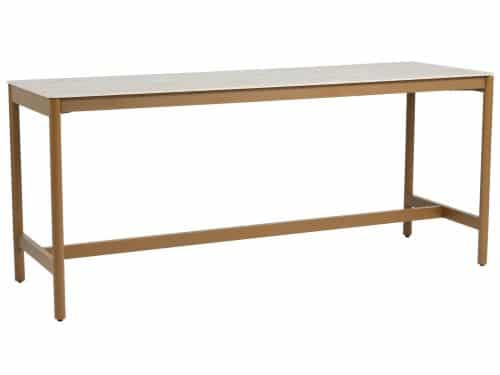 4 Seasons Soho high dining table ceramic 220 X 75 X 95 amber