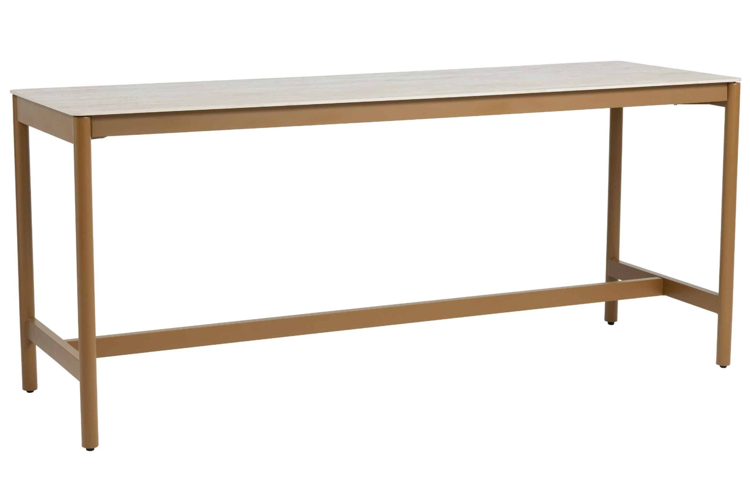 4 seasons soho high dining table ceramic 220 x 75 x 95 amber
