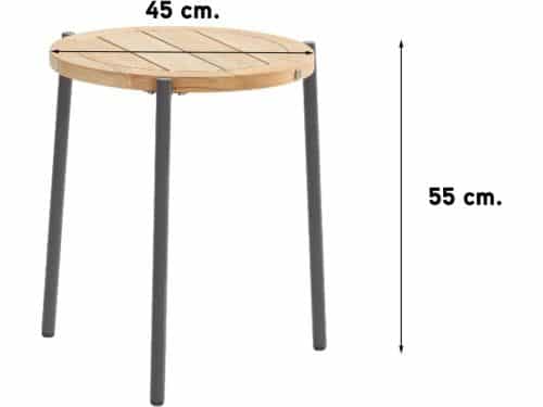 4-Seasons Yoga Koffietafel - Ø 45 cm. H 55 cm.