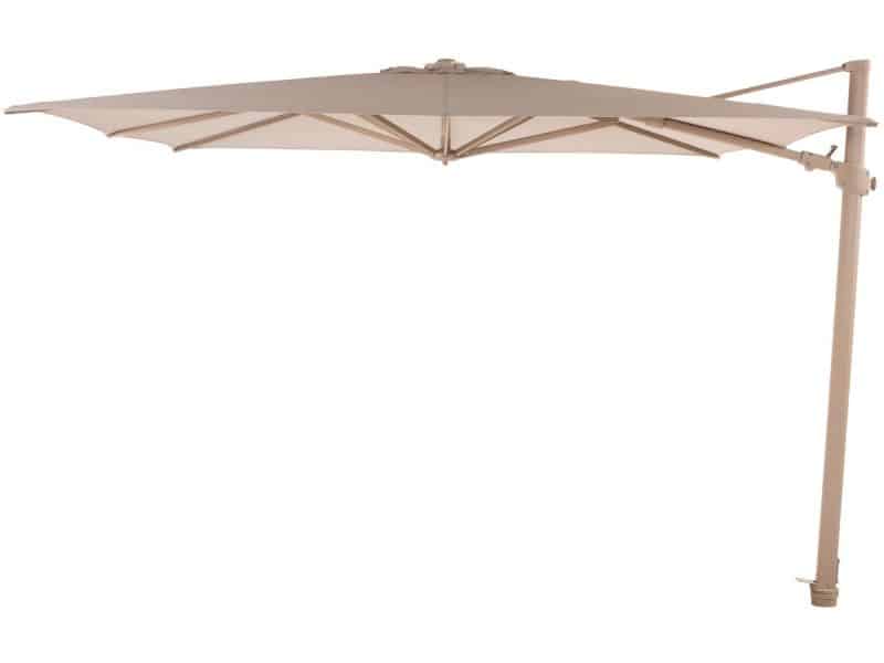 4-Seasons zweefparasol Siesta Premium 300 x 300 cm - Latte/Zand