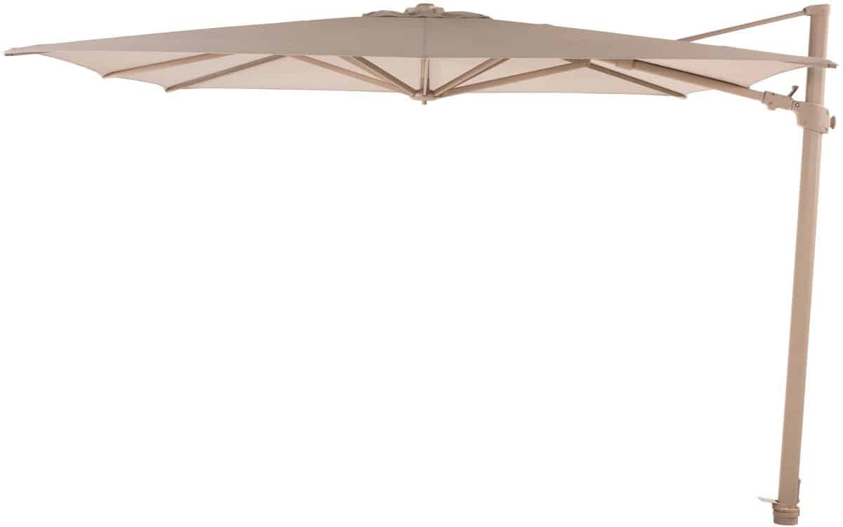 4 seasons zweefparasol siesta premium 300 x 300 cm latte/zand
