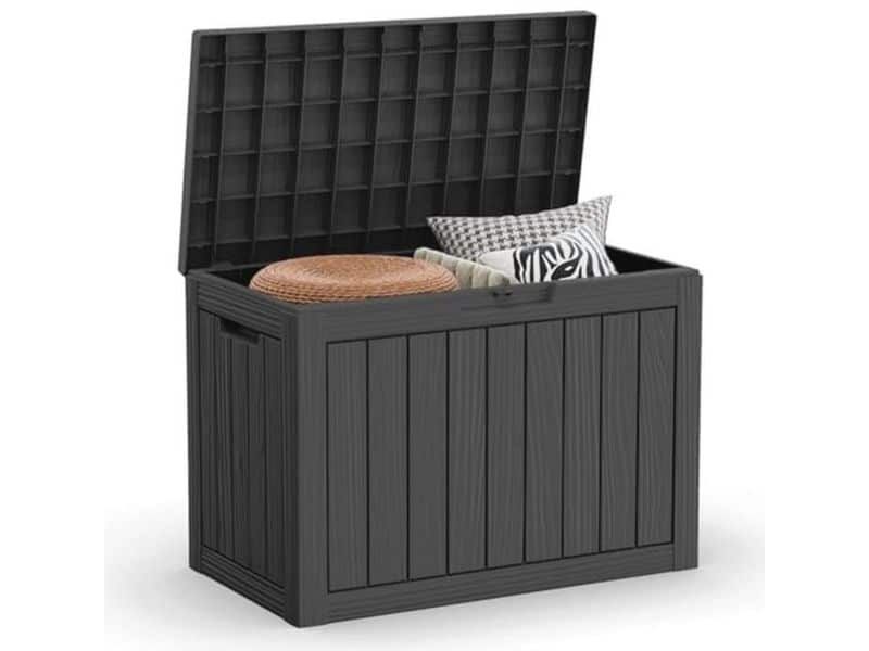 45 Gallon Waterdichte Dekbox en Multifunctionele Terraszitbank - Ruime Opbergoplossing