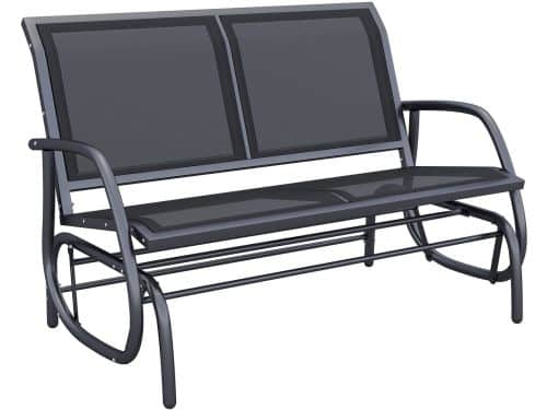 4goodz Tuinbank Schommelbank 3-Zits - max. 300 kg - Zwart