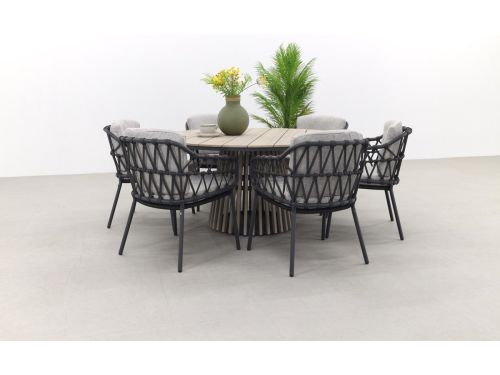 4SO Calpi/GI Trinxa ronde tuinset - 148 cm.