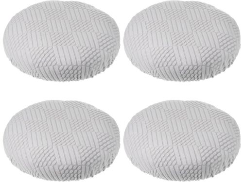 4x Elastische Ronde Barkruk Hoezen Wasbaar - Beschermhoes voor Barstoelen