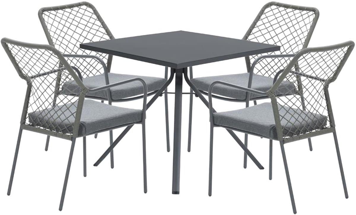 5 delige tuinset dido stoel mosgroen rimini tafel garden impressions