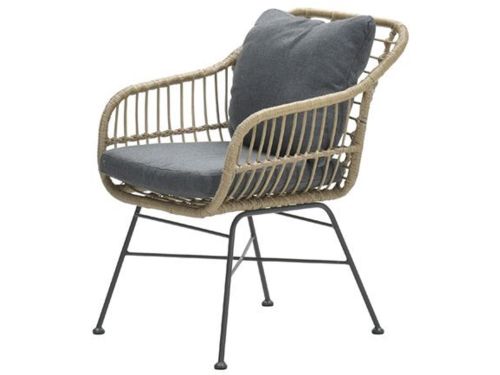 5-persoons ronde tuinset - Edison tafel - 5 Margriet stoelen