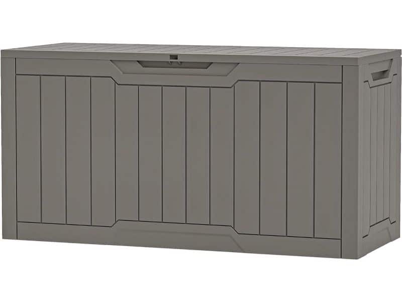 80 gallon waterdichte hars outdoor opbergdoos - afsluitbare opbergcontainer voor