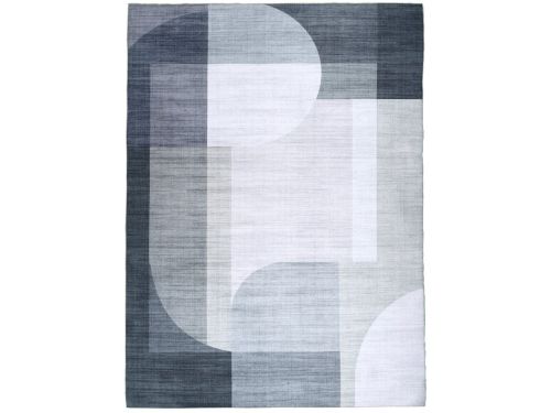 Abstract buitenkleed - Groovy Shapes Groen - 230x330cm