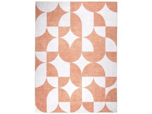 Abstract buitenkleed - Groovy Tiles Terra - 200x290cm